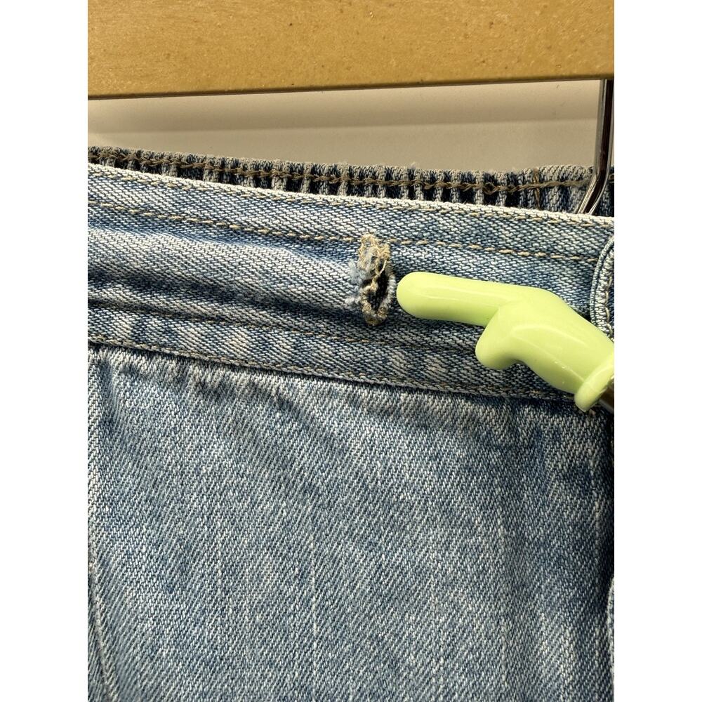 Paradise Bay Denim Capri Pants Women Size 16 Light Wash Pull On Elastic Waist - Picture 5 of 11